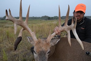 Bowhunter Tags Giant Kansas Whitetail with Double Drop-Tines Outdoor Life